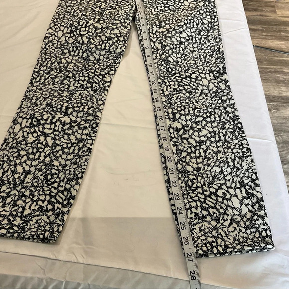 Ann Taylor Factory sz 0 Black White Signature Cropped Pants - Picture 13 of 13